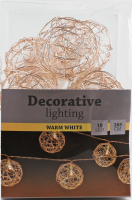 Гірлянда MBM My Home Кулі золота 10ламп MH-1325