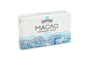 Масло сладкосливочное 72.6% Крестьянское Галичина м/у 180г