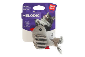Игрушка для котов со звуковым чипом 130мм №7513 Птица Melodic Fun WauCat 1шт