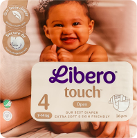 Трусики-підгузники для дітей 7-14кг 4 Touch Libero 36шт