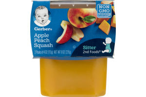 Gerber Apple Peach Sqaush 2nd Foods