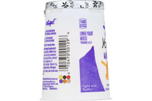 Yoplait Whips! Lowfat Mousse Yogurt Orange Creme