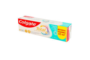 Паста зубная Профессиональная чистка Активная защита+ Total Colgate 125мл