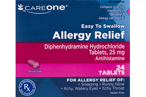 CareOne Allergy Relief - 24 CT