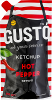 Кетчуп Hot pepper Gusto д/п 250г