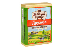 Сыр плавленый 38% пастообразный Дружба Зелений хутір м/у 70г