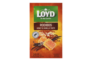 Суміш трав'яна зі смаком меду та ванілі Rooibos Loyd к/у 20х2г