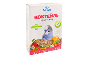 Корм для декоративных птиц Коктейль Фруктовый Природа к/у 500г