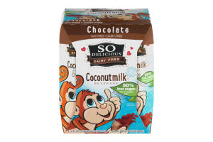 So Delicious Dairy Free Coconutmilk Beverage Chocolate - 4 CT