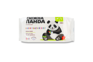 Бумага туалетная влажная Baby Cream Сніжна Панда 48шт