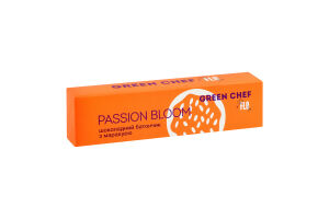 Батончик шоколадний з маракуєю з підсолоджувачами Passion bloom Green Chef к/у 45г