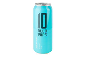 Напиток сброженный 500мл 10% газированный Эйфория 10 Alco Pops ж/б