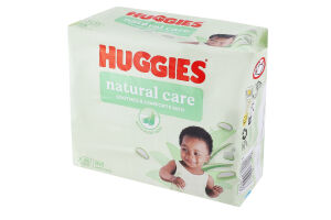 Серветки вологі для дітей Natural Care Huggies 3х56шт