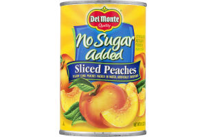 Del Monte No Sugar Added Sliced Peaches