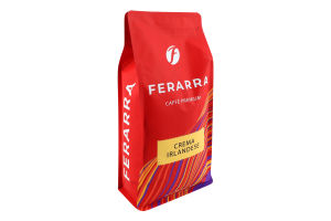 Кофе натуральный жареный в зернах с ароматом ирландского крема Crema Irlandese Ferarra в/с м/у 1кг