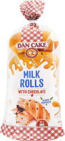 Булочки молочні з шоколад. Dan Cake 400г