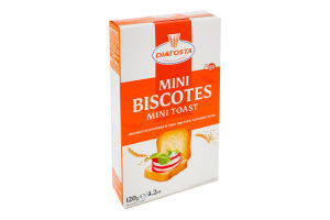 Тосты пшеничные Minigrill Diatosta к/у 120г