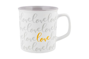 Чашка Сердечки 410мл кераміка