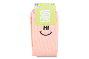 Шкарпетки дитячі Premier socks Hi-Bye рожев р20-22