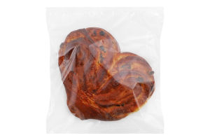 Булочка Плюшка з заварним кремом та родзинками 250г плівка Міра 22