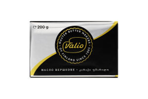 Масло 82% сливочное несоленое Valio м/у 200г