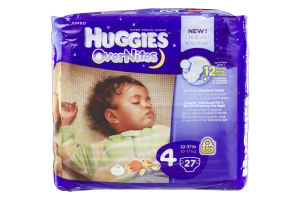 Huggies Over Nites Diapers Over 35 lb - 27 CT