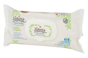 Nature's Promise Baby Wipes - 64 CT