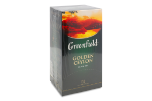 Чай чорний байховий дрібний Golden Ceylon Greenfield к/у 25х2г