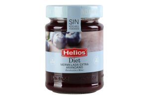 Джем з чорниці без цукру Helios с/б 280г