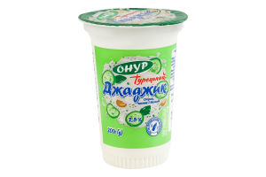 Напиток кисломолочный 2.5% Джаджик Турецкий Onur ст 200г