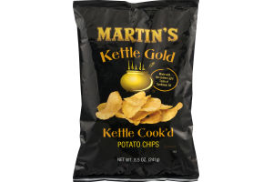 Martin's Kettle Gold Potato Chips Kettle Cook'd