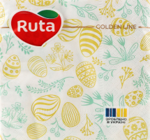 Серветки паперові Пасхальний настрій 24*24см 2шари 40шт Ruta