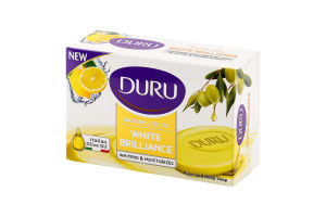 Мило косметичне з оливковою олією екстрактами плодів папаї та лимона White Brilliiance Natural Olive Duru 90г