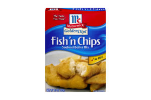 McCormick Golden Dipt Fish 'n Chips Seafood Batter Mix