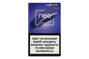 Изделие табакосодержащее для электрического нагревания с фильтром Neo Demi Royale boost 20шт