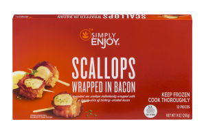 Simply Enjoy Scallops Wrapped In Bacon - 12 CT