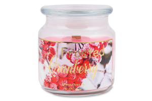 Свічка ароматична Frosted cranberry скло 350г Пако ІФ