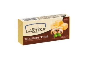Продукт сырный 35% молокосодержащий плавленый Со вкусом грибов Laktika м/у 64г