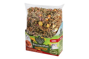 Корм д/малих гризунів 15складників 500г Doctor Pet