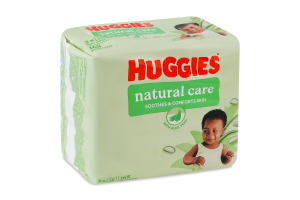 Серветки вологі для дітей Natural Care Huggies 3х56шт