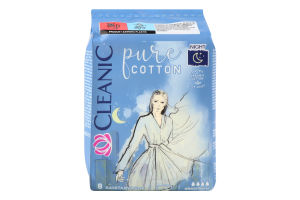 Прокладки Cleanic Pure Cotton Night
