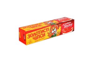Чипсы картофельные со вкусом бекона Золотисті к/у 100г