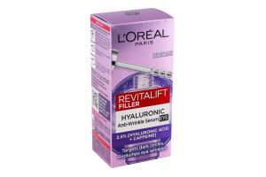 Сыворотка для кожи вокруг глаз Revitalift Filler +Hyaluronic Acid L'Oreal Paris 20мл