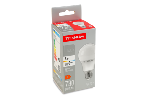 Лампа светодиодная 8W 730lm E27 4100К №TLA6008274 Titanum 1шт