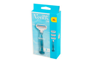 Набір ручка бритвена+касети змінні Venus Gillette 1шт