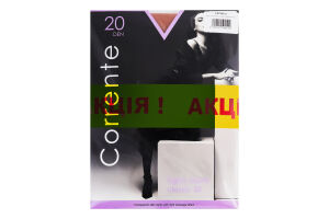 Набір колготок жіночих Corrente Classic №CST90512 20den 2 natural 2шт