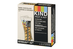 KIND Fruit & Nut Bars Dark Chocolate Almond & Coconut - 12 CT