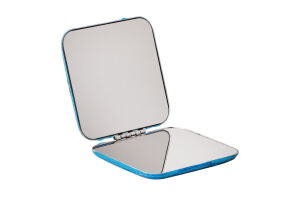 Дзеркальце кишенькове метал 6,5*5,7см в асортименті