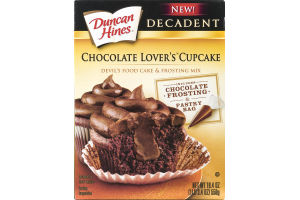 Duncan Hines Chocolate Lover's Cupcake Devil's Food Cake & Frosting Mix
