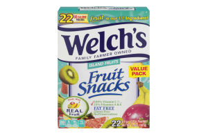 Welch's Fruit Snacks Island Fruits - 22 CT